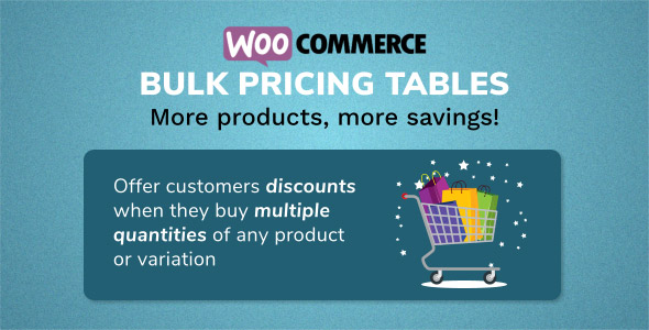 Woo Bulk Pricing Tables