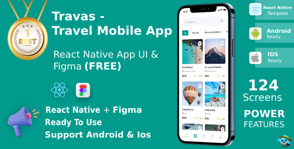 Shuttle Cell App | UI Bundle | React Native | Figma FREE | Travas