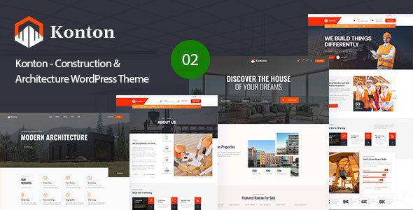 Konton – Building & Architecture WordPress Theme