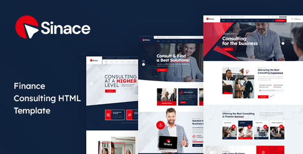 Sinace – Finance Consulting HTML Template