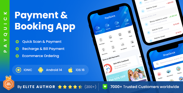 2 App Template | Online Invoice Rate App | Recharge App | Booking App| Pockets App | PayQuick