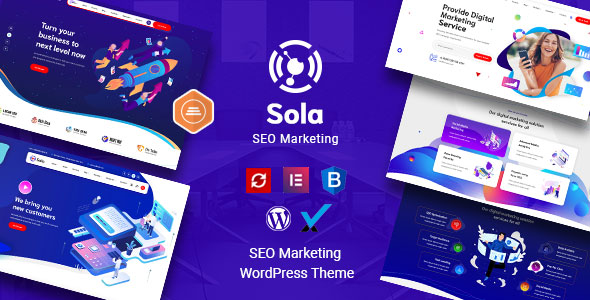 Sola – Web utter positioning Advertising and marketing WordPress Theme