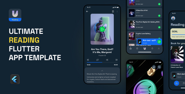 Utilmate – Reading Flutter App Template