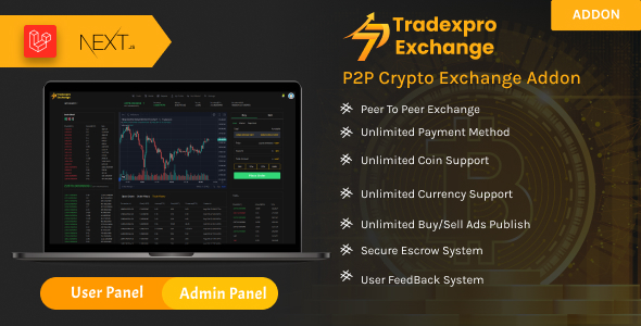 Tradexpro P2P – Pair to Pair Crypto Substitute Addon