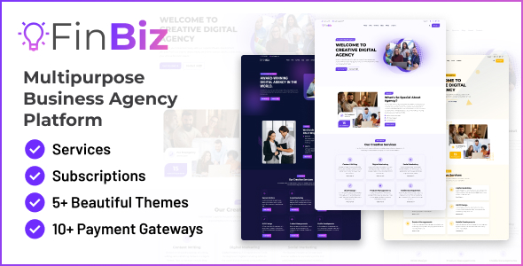 FinBiz – Multipurpose Replace Agency Platform