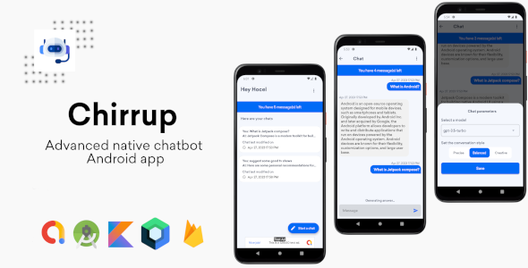 Chirrup – ChatGPT native Android app