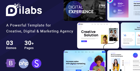 Dilabs – Ingenious Digital Agency Template