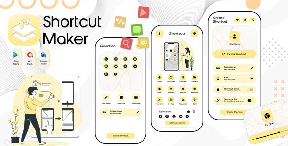 Shortcut Maker – Shortcut Creator – Immediate settings – Pinned Shortcuts – Immediate Originate