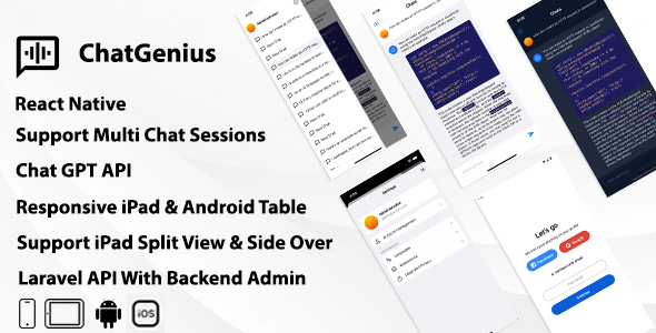 ChatGenius – React Native Multi Session AI Chat