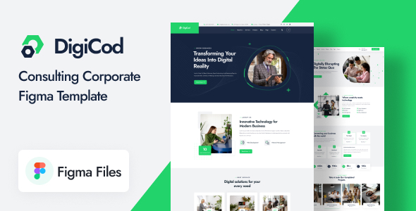 Digicod – Consulting Corporate Figma Template