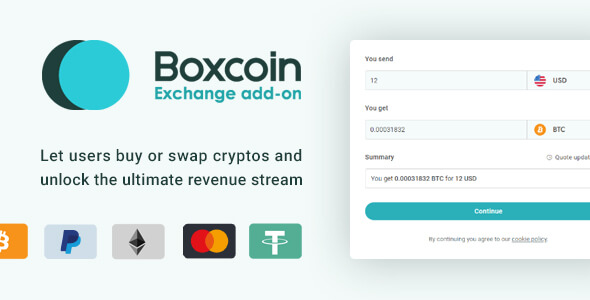 Crypto Exchange – Swap & Purchase Bitcoin – Boxcoin Exchange Addon