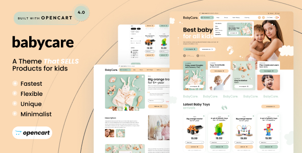 Babycare – Opencart 4 Puny one Retailer Template