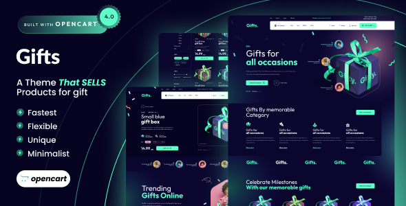 Gifts – Opencart 4 Gifts Store Template