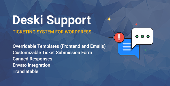 Deski Enhance – WordPress Based mostly Ticketing System