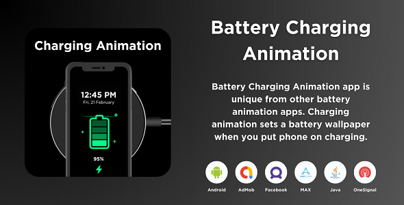 Battery Charging Animation With Admob Ad | Fb | AppLovin Commercials (Latest App)