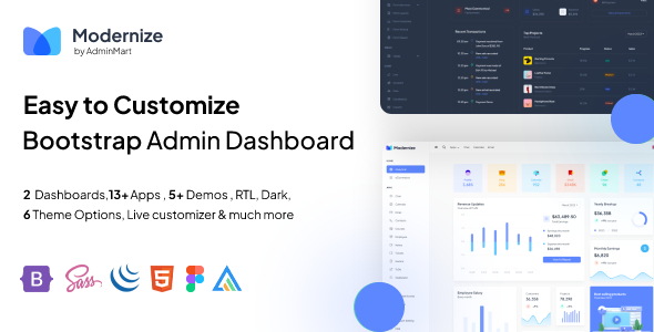 Modernize Bootstrap 5 Admin Dashboard