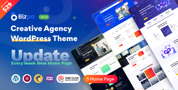 Bizpa – Ingenious Agency WordPress Theme