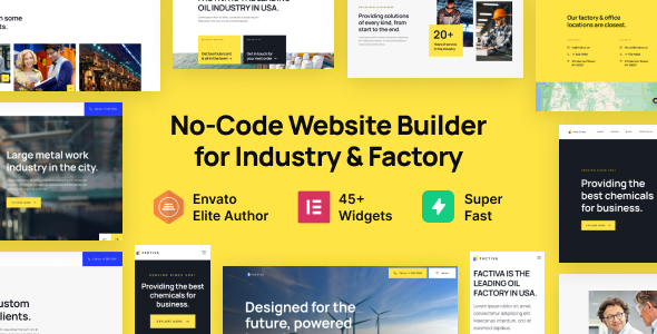 Factiva – Industry & Manufacturing facility WordPress Theme