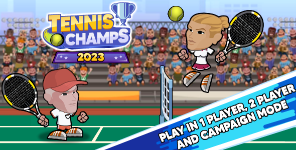 Tennis Champs 2023 – HTML5 Recreation (Make 3)