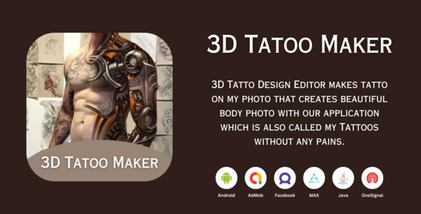 3D Tatto Artwork Originate Editor