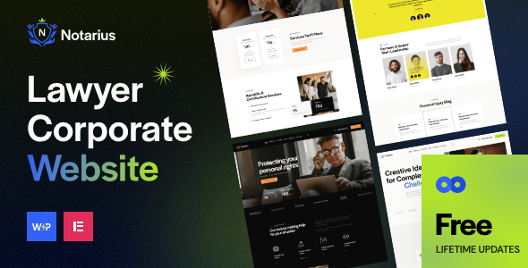 Notarius – Appropriate Consultant & Law Services WordPress Theme