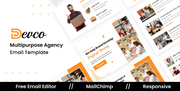 Devco Company – Multipurpose Responsive E-mail Template