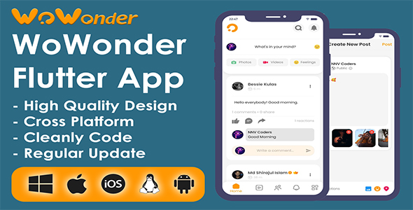 WoWonder Flutter Strategies – For WoWonder Social PHP Script