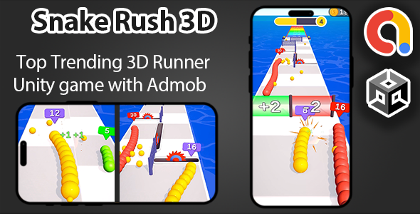 Snake Speed 3D – Cohesion Game + Admob