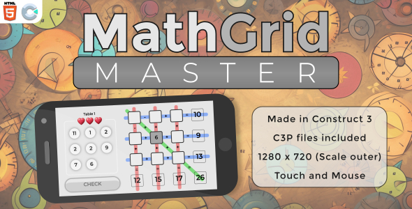 MathGrid Master – HTML5 Math sport