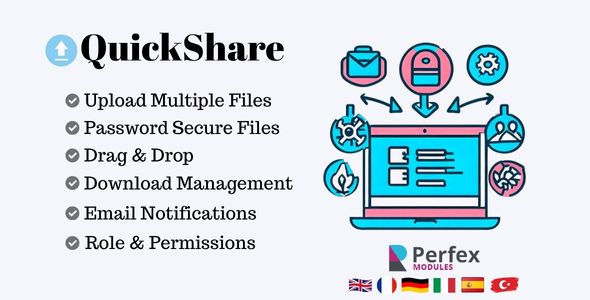 QuickShare – File transfer & sharing module for Perfex CRM