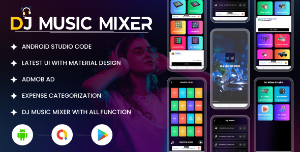 DJ Tune Mixer Studio | DJ Music Mixer | Android | Admob Classified ads