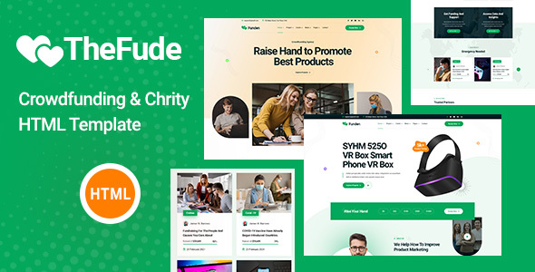 TheFude – Crowdfunding & Charity HTML Template