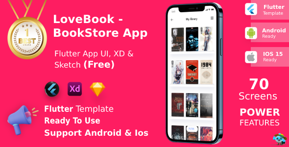 Guide Retailer App | UI Kit | Flutter | XD, Sketch FREE | Life Time Update | Admire Guide