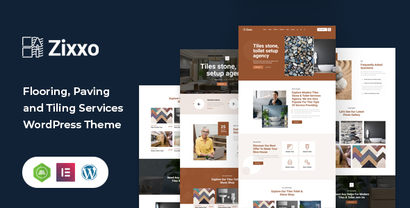 Zixxo : Tiling Services and products WordPress Theme