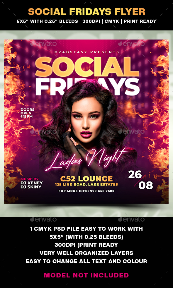 Social Fridays Flyer