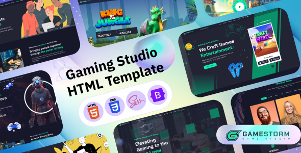 Gamestorm – Gaming Studio HTML Template