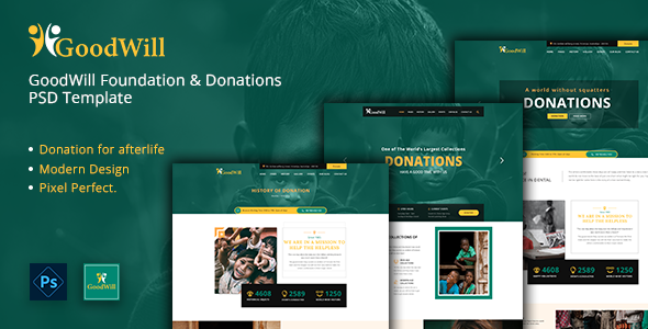 Factual Will – Donation PSD Make Template