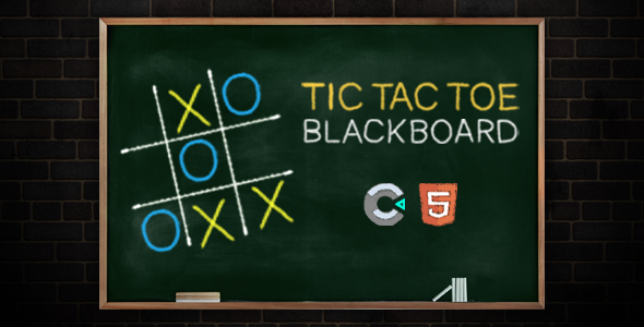 Tic Tac Toe Blackboard (Set up 3 – HTML5)