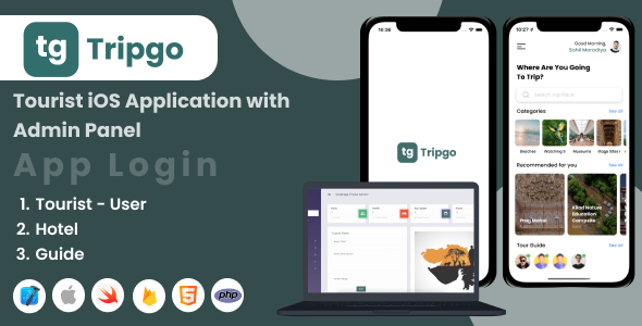 TripGo – Vacationer iOS App With Admin Panel