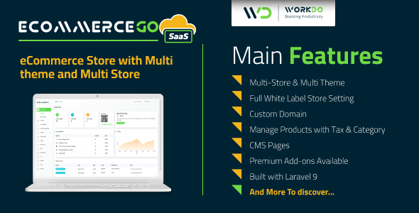 eCommerceGo SaaS – eCommerce Store with Multi theme and Multi Store