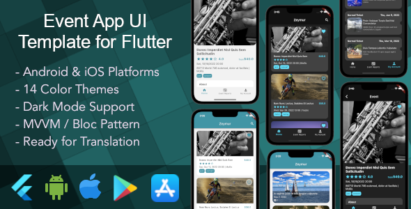 Occasion App UI Template for Flutter