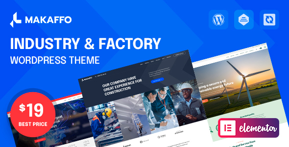 Makaffo | Industry & Manufacturing facility WordPress Theme