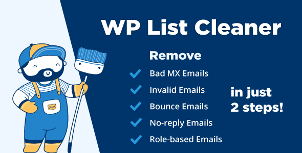 WP List Cleaner – WordPress Email List Cleansing Plugin