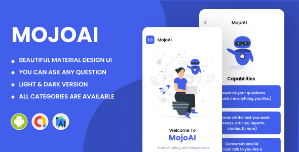 MojoAI – ChatGPT AI Native Android Chat App