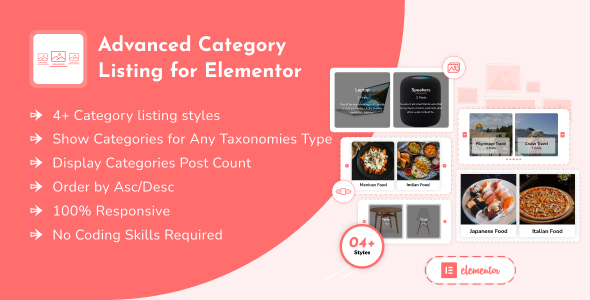 Recommended Category Itemizing for Elementor