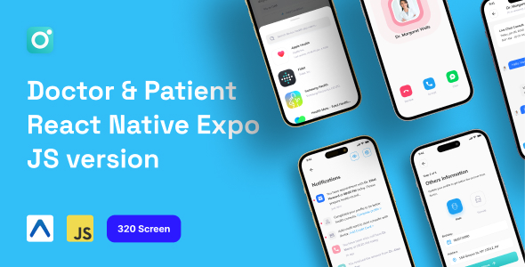 Physician and Affected person React Native Expo Template