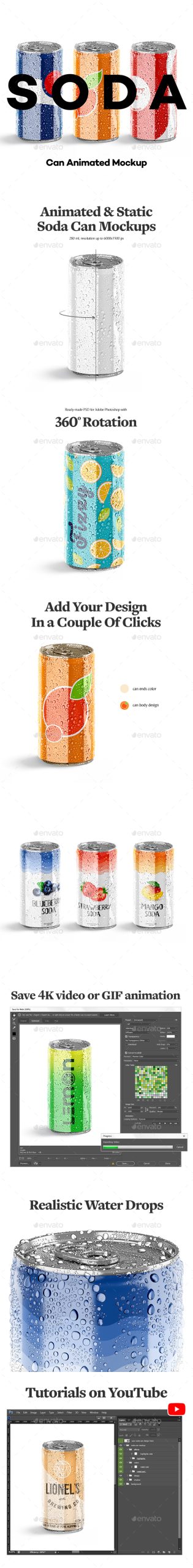 280ml Can Interesting Mockup