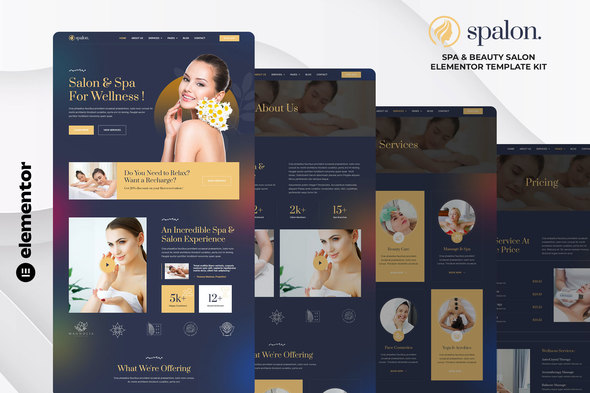 Spalon – Spa & Class Salon Elementor Template Kit