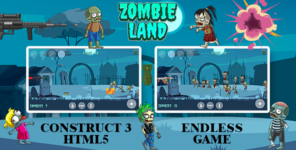 Zombie Land Sport (Impact 3 | C3P | HTML5) Developed Infinite Sport