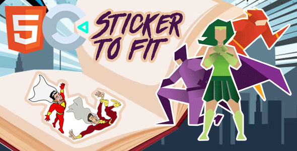 Sticky label To Fit (HTML5 Game – Kind 3)